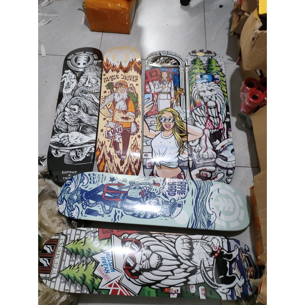 ELEMENT กระดานลื่น Skateboard Deck Canadian Maple ขนาด 31*8 นิ้ว พร้อม GRIPTAPE มีให้เลือกถึง 16 สี