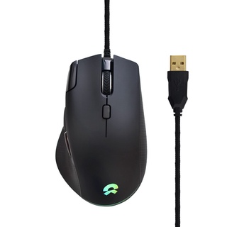 Oker เกมมิ่งเมาส์ไฟ RGB รุ่น M289 เมาส์แบบมีสายสำหรับเล่นเกมและงานทั่วไป มี 7 ปุ่ม ความเร็ว 6 ระดับสูงสุด 7200 DPI