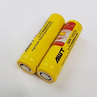 [ลด15% โค้ด PMB0103] ถ่านชาร์จ AWT 14500 หรือขนาด AA 3.7V ของแท้ 1 ก้อน