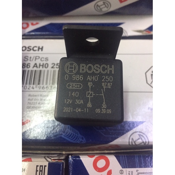 BOSCH UNIVERSAL 5PIN 12V 30A RELAY
