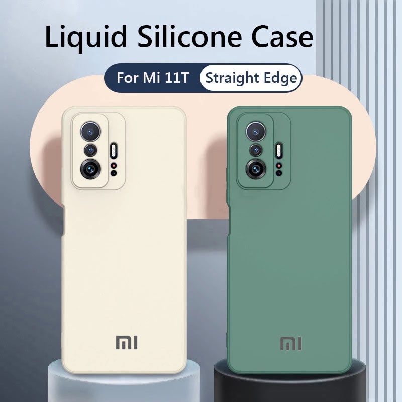 ปลอกซิลิคอนสําหรับ Xiaomi Mi 11T Pro กรณี Soft Tpu Mi 11T Pro Mi 11 Lite Mi 11X Pro 11i ฝาครอบ