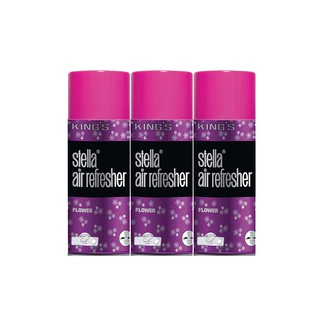 คิงส์สเตลล่า สเปรย์ปรับอากาศ คลาสสิค 350 มล. (3 กระป๋อง) Kings Stella Classic Air Freshener Spray 350 ml (3 cans)