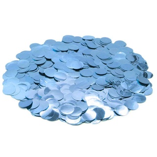 กระดาษโปรย Metallic Confetti - Baby Blue (ขนาด1.5 CM)