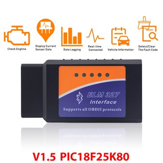 ELM327 V1.5 PIC18F25K80 WIFI OBD2 Scanner ELM 327 WI-FI OBDII elm 327 V1.5 wifi OBD 2 OBD2 Car Diagnostic Auto Tool Code Reader