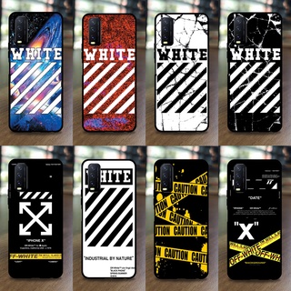 เคส Vivo Y20 / Y20s / Y20i / Y12s ใช้เคสเดียวกัน ลายWhite ขอบนิ่มหลังแข็ง เคสมือถือ เคสโทรศัพท์ Case เคส TPU ขอบนิ่ม