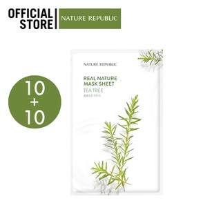 REAL NATURE TEA TREE MASK SHEET 10 + 10