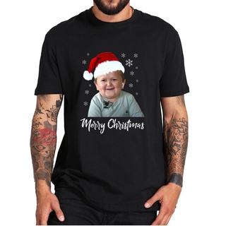 T-shirt  เสื้อยืด พิมพ์ลาย Hasbulla Merry Christmas Magomedov สไตล์คลาสสิก สําหรับผู้หญิงS-5XL