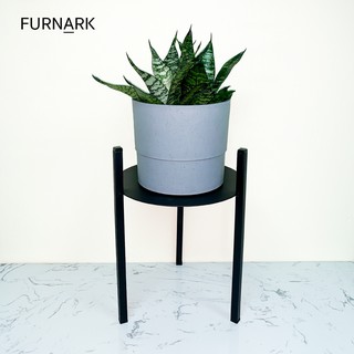 Furnark ชั้นวางกระถางต้นไม้ Design Roundio PS-01 มี 4 สี ขนาด 23 x 30 ซม.  ฐานสูง 25 ซม.