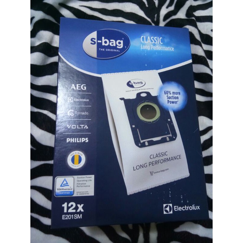 ถุงเก็บฝุ่น s-bag (รุ่นใหม่) E201SM x12 ชิ้น