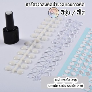 ชาร์ตติดฝาขวด ชาร์จสี แถมกาวติดทุกชิ้น