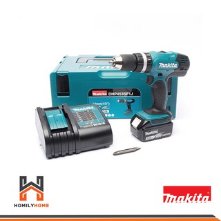 MAKITA สว่านกระแทก ไร้สาย DHP453SF1J 18V. สว่านแบตเตอรี่ สว่านไร้สาย B 88381883443