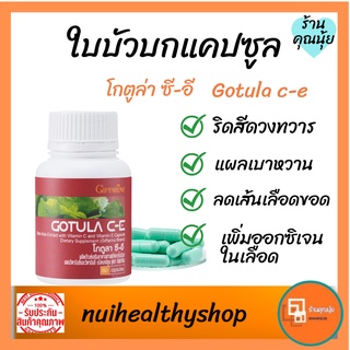 แก้ริดสีดวง ถ่ายยาก เส้นเลือดขอด แผลเบาหวานใบบัวบกแคปซูล กิฟฟารีนใบบัวบก โกตูลา ซี- อี