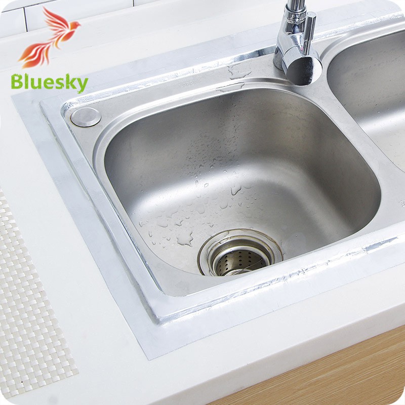 Aluminum Foil Kitchen Cooktop Sink Stickers Waterproof Removable High