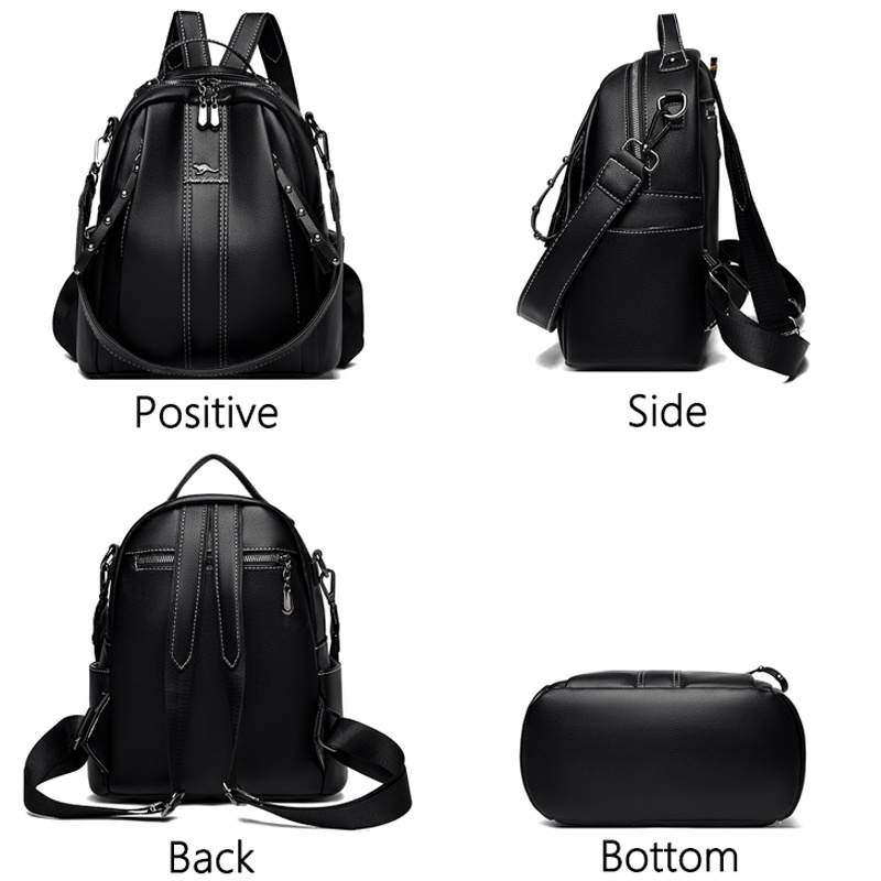 FANDARE Women's Casual Backpack - Waterproof Daypack For School, Travel, Or Work - Lightweight & Stylish