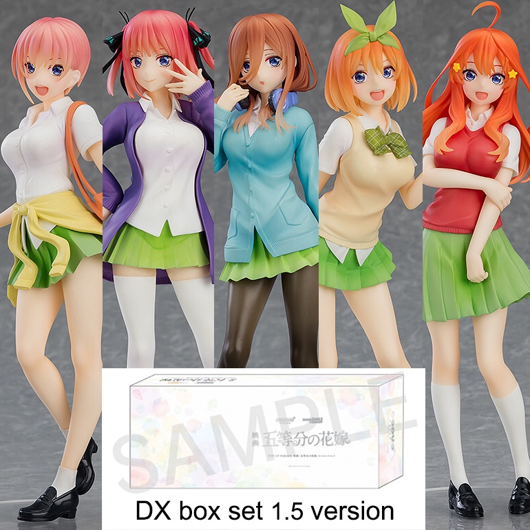 [แท้/มือ1] พร้อมส่ง Box Set 1.5 ver. แฝด 5 Nakano Ichika Nino Miku Yotsuba Itsuki - Gotoubun no Hana