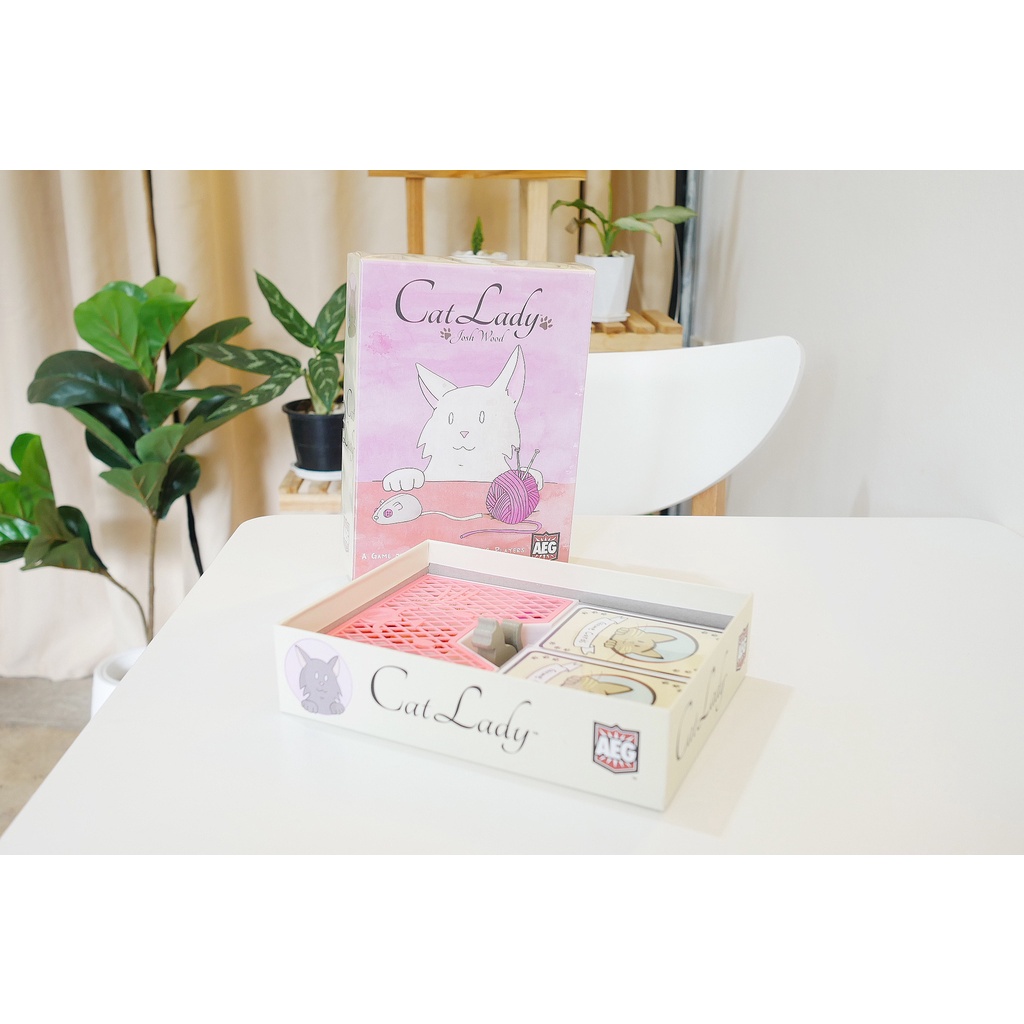 Organizer Cat Lady Board Game (ไม่รวมตัวเกม) Insert Board Game Bewitched