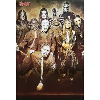 โปสเตอร์ รูปถ่าย วง ดนตรี ร็อก เฮฟวีเมทัล สลิปน็อต Slipknot 1965 POSTER 24”x35” American Rock Punk Heavy Metal v3