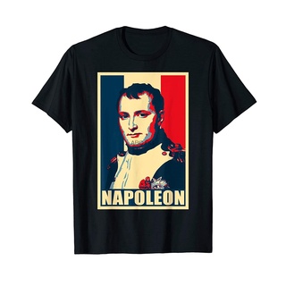 คอลูกเรือเสื้อยืด ผ้าฝ้าย พิมพ์ลาย Napoleon Propaganda Poster Pop Art ODpgmd06FDmbgi68S-5XL