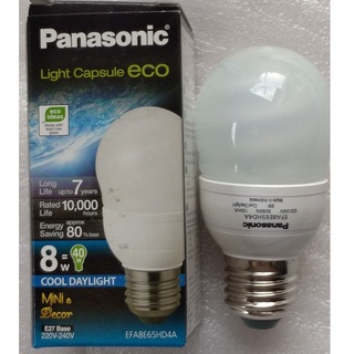 หลอดไฟพานาโซนิค Panasonic Light Capsule ECO 8W 11W