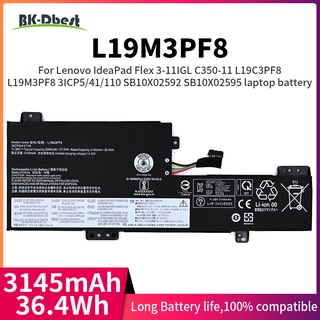 BK-Dbest L19M3PF8 Laptop Battery For Lenovo IdeaPad Flex 3-11IGL05 C350-11series Laptop SB10X02592 SB10X02595 L19C3PF8