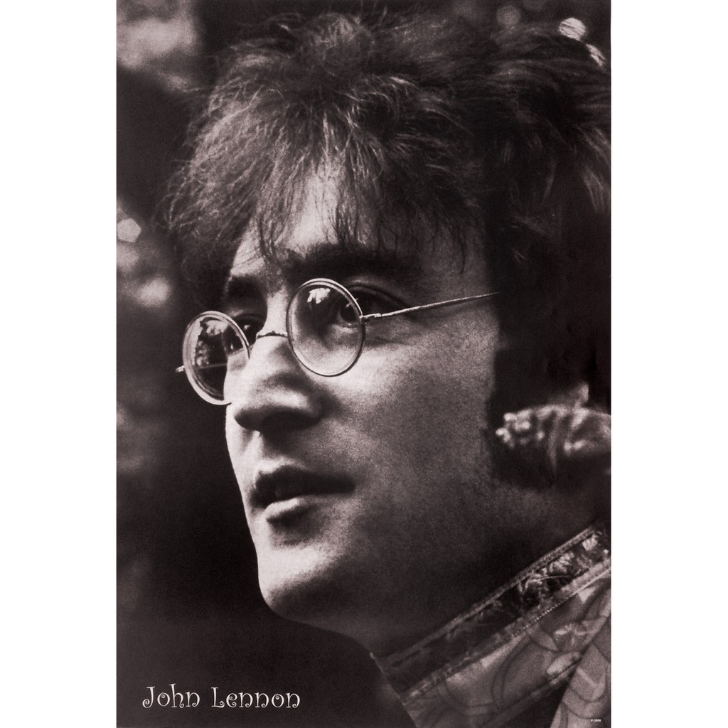 โปสเตอร์ รูปถ่าย นักร้อง จอห์น เลนนอน John Lennon (1957-80) POSTER 20”x30” Inch English Rock POP the