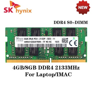 Sk Hynix 8Gb/4Gb Ddr4 2133Mhz อุปกรณ์เมมโมรี่แรมสําหรับแล็ปท็อปโน้ตบุ้ค 260-Pin 1.2V Cl15