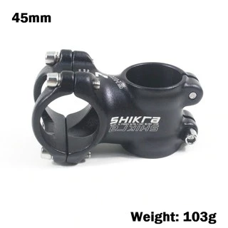 SHIKRA คอแฮนด์จักรยานเสือภูเขา เสือหมอบ น้ำหนักเบา ขนาดแฮนด์ 31.8mm. 7 องศา ยาว 45/55/65/70/80/90/100/110mm.