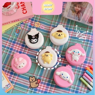 💚มาใหม่พร้อมส่ง💚 หวีพร้อมกระจกแต่งหน้า 2 in 1 ลายน่ารัก (E13)