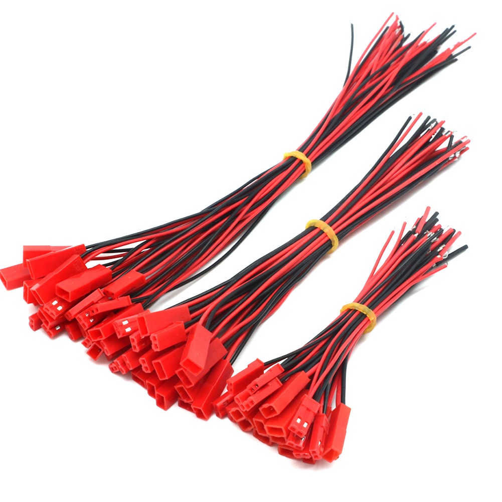 ปลั๊กเชื่อมต่อ JST ตัวผู้ ตัวเมีย ขนาด 100 มม. 150 มม. 200 มม. สําหรับโดรน รถบรรทุก คอร์ดคอปเตอร์บัง