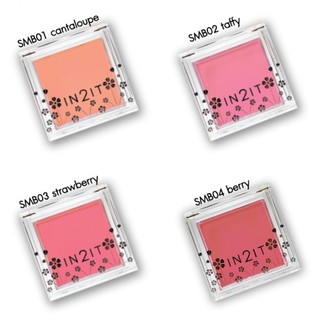 IN2IT Sheer Matte Blush อินทูอิท เชียร์ แมทท์ บลัช บลัชออน เนื้อแมทท์ 4g. SMB