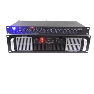 Kingwa Professional poweramplifier เพาเวอร์แอมป์ 450+450W RMS เครื่องขยายเสียง