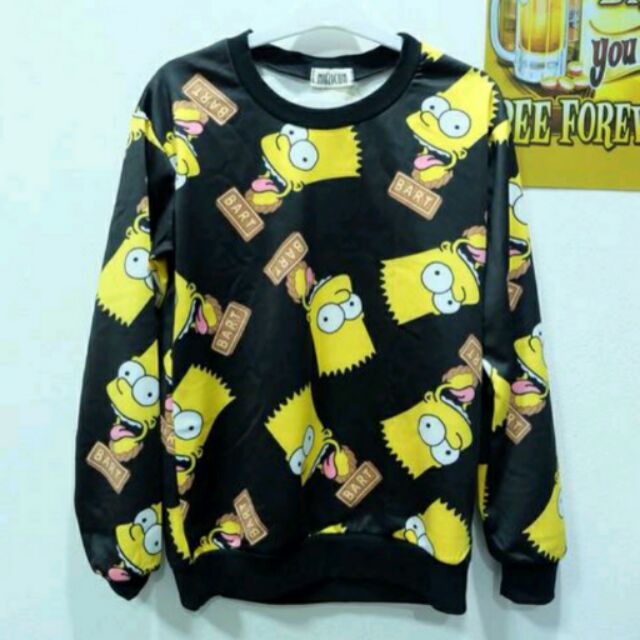 เสื้อแขนยาวSimpson (สีดำ)