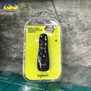 Logitech R400 Laser Presentation Remote (รีโมทพรีเซนเทชั่นไร้สาย) รับประกันสินค้า 3 ปีพร้อมกล่อง