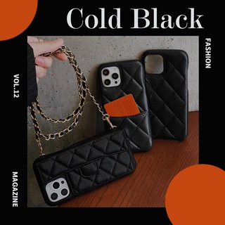 เคสโทรศัพท์มือถือหนัง ลายตาราง พร้อมช่องใส่บัตร และสายคล้อง สําหรับ iPhone 11 12 13 Pro Max iPhone 14 Plus