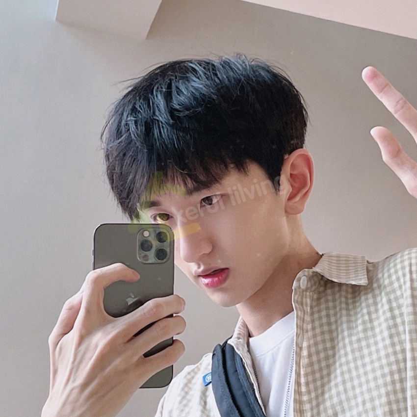 วิกผมชาย วิกผมสั้น Short wig วิกผมคอสเพลย์ ผมปลอม ผมปลอมผู้ชาย วิกผมซอยสั้น วิกผมทรงรองทรง สไตล์เกาหลี วิกผมสั้นแฟชั่น