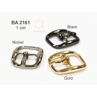 BA 2161 หัวเข็มขัด สำหรับสายหนังขนาด1ซม. 2ชิ้น Buckle for 1 cm width strap, 2 pieces