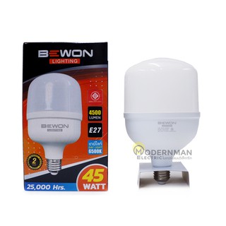 ไฟตลาดนัด ไฟกลางคืน หลอดไฟจัมโบ้ 45W LED Bulb แสงขาว ขั้วมาตรฐาน E27 ไฟบ้าน 220V หลอดไฟตุ้ม หลอดไฟ LED