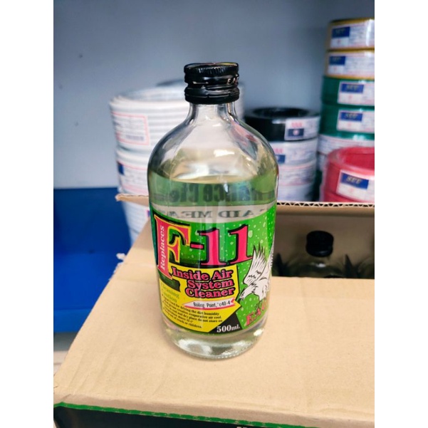 น้ำยาล้างระบบ น้ำยาF11 บรรจุขวด 500ml (1ลัง มี12ขวด)
