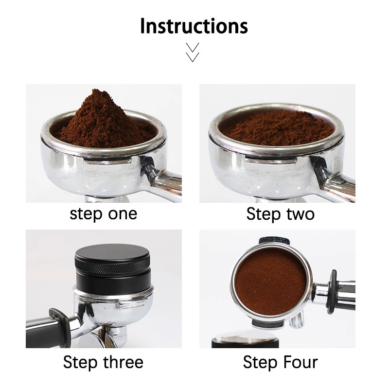 ☕☕☕Coffee Tamper เเทมเปอร์ ที่กดกาแฟมาการอง 51/58 mm ที่อัดกาแฟเครื่องชงกาแฟสด ทมเปอร์มาการอง thumbnail 10