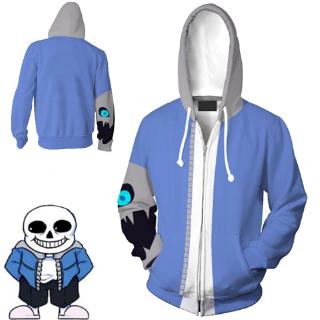เสื้อแจ็คเก็ตคอสเพลย์ undertale sans 3d