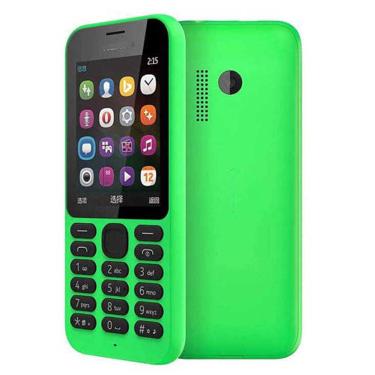 โทรศัพท์มือถือ  โนเกียปุ่มกด  NOKIA PHONE  215  (เขียว) จอ2.4นิ้ว 3G/4G  ลำโพงเสียงดัง รองรับทุกเครือข่าย  2021 ภาษาไทย