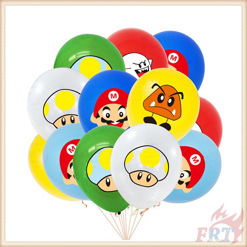 ✖✷♦♦ Party Decoration - Balloons ♦ 1Pc 12inch Game Super Mario Bros. Latex Balloons Series 02 Party Needs Decor Happy Bi