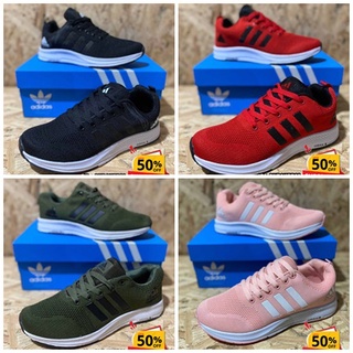 【ตรงปก100%】✨รองเท้าผ้าใบadidas size : 37-45 (เผื่อ1ไซส์) รองเท้าสีดำ รองเท้าทำงาน รองเท้ากีฬา รองเท้าผ้าใบชาย-หญิง