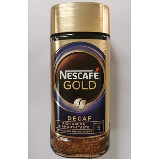 nescafe gold decaf rich and smooth 200g เนสกาแฟโกลด์ กาแฟสำเร็จรูปสกัดคาเฟอีนออกฟรีซดราย exp 19/05/25