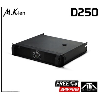 POWERAMP M.K LEN D250 พาวเวอร์แอมป์ 450Wx2 ที่ 4Ω มีโหมด bridge ที่ 500w. MK LEN D250