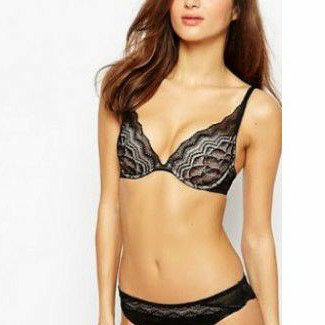 BH WONDERBRA Pushup Cleavage Boost Smung Lace Full BRA SIZE 36E 36F - RECOMMENDED BRA!! PUSH UP BRA 