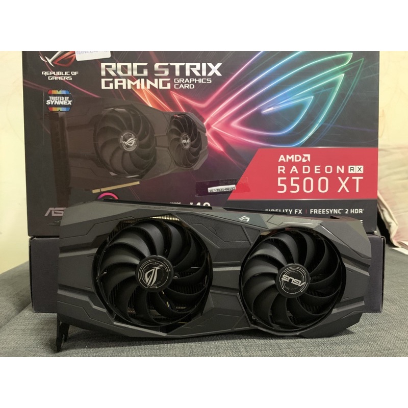 Asus AMD RX5500XT Strix 2 Fan  มือสอง ประกันถึง 26/6/23