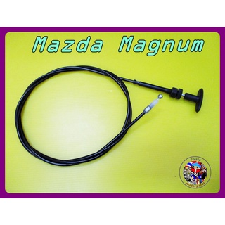 สายดึงฝากระโปรงหน้า สีดำ -  Mazda Magnum Hood Bonnet Cable