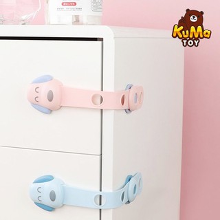 🐶 ที่ล็อคลิ้นชัก 🐶 ที่ปิดตู้ ที่ล็อคตู้ No.20005 กันเด็กเปิด ลายน้องหมา มี 2 สี พร้อมส่ง มีแบบชิ้นเดียว/เซ็ต