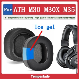 แผ่นฟองน้ําครอบหูฟัง แบบเปลี่ยน สําหรับ Audio Technica ATH M30 M30X M35